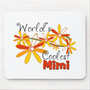 Tapis De Souris Le monde floral le plus cool de Mimi
