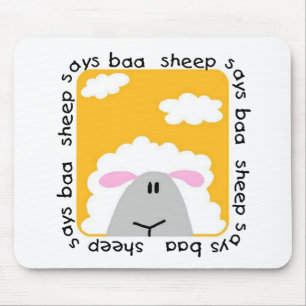 Tapis De Souris Le mouton indique le T-shirts et les cadeaux de bê