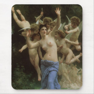 Tapis De Souris Le nid de la guêpe par William Adolphe Bouguereau