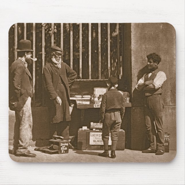 Tapis De Souris Le noir de chaussure dramatique, 1876-77 (Devant)