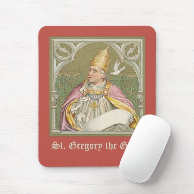 Tapis De Souris Le pape Saint Grégoire le Grand (M 067) (Avec souris)