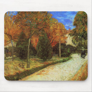 Tapis De Souris Le Parc public à Arles par Vincent van Gogh