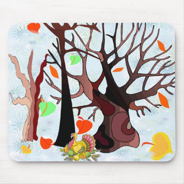 Tapis De Souris Le pays des merveilles de l'automne (Devant)