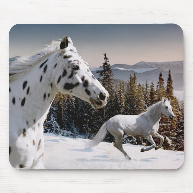 Tapis De Souris Le pays des merveilles d'hiver (Devant)
