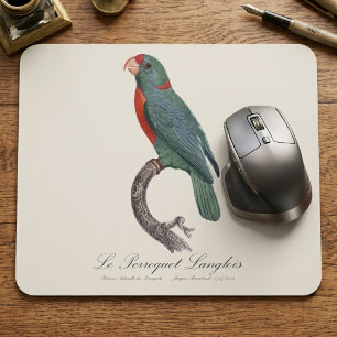 Tapis De Souris Le Perroquet Langlois de Jacques Barraband