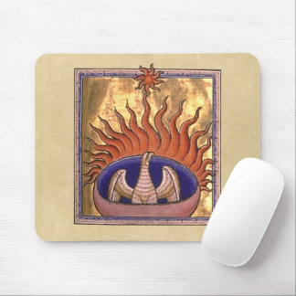 Tapis De Souris Le Phoenix d'or se lève des cendres