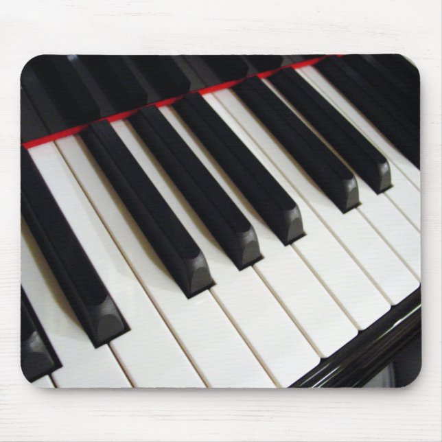 Tapis De Souris Le piano verrouille la photographie (Devant)