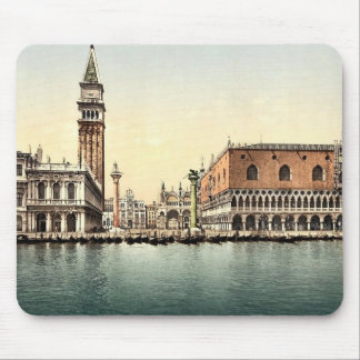 Tapis De Souris Le Piazzetta, classique Photochrom de Venise,