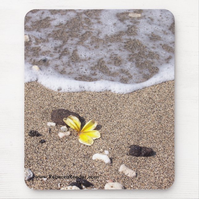 Tapis De Souris Le Plumeria lave à terre (Devant)