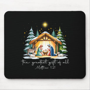 Tapis De Souris Le plus grand cadeau pour toute la Nativité de Noë