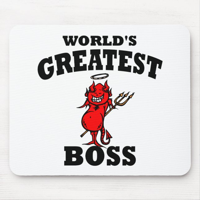 Tapis De Souris Le plus grand garçon du monde drôle (Devant)