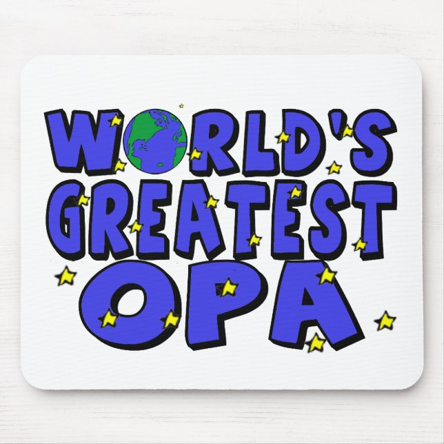 Tapis De Souris Le plus grand Opa du monde (Devant)