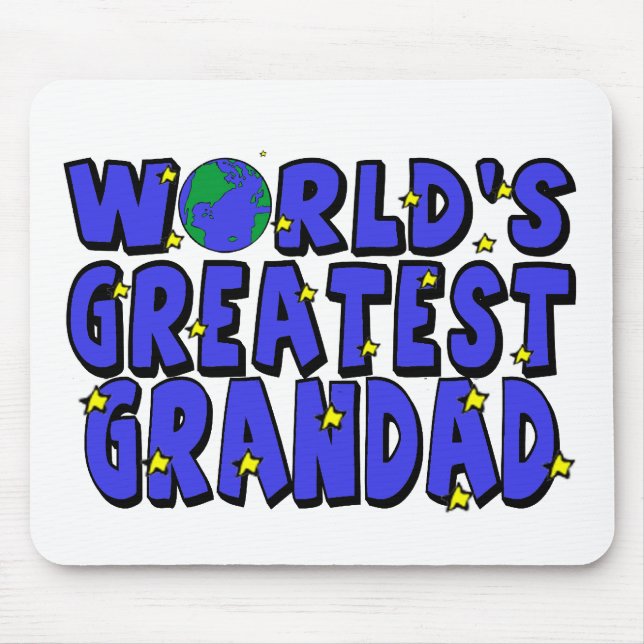 Tapis De Souris Le plus grand papy    du monde (Devant)