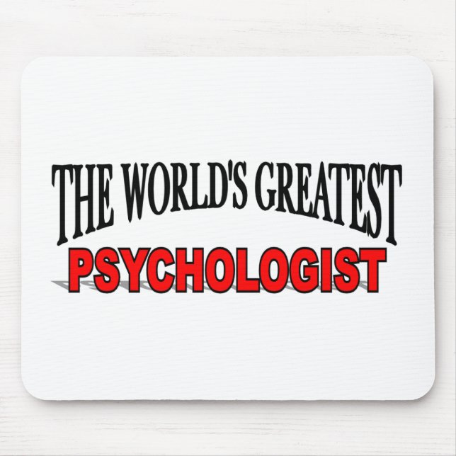 Tapis De Souris Le plus grand psychologue du monde (Devant)