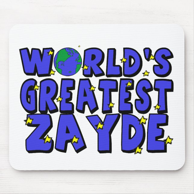 Tapis De Souris Le plus grand Zayde du monde (Devant)