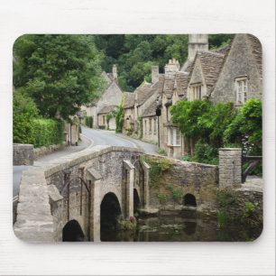 Tapis De Souris Le pont dans le château Combe, mousepad