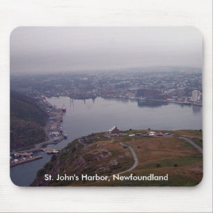 Tapis De Souris Le port de St John, Terre-Neuve Mousepad