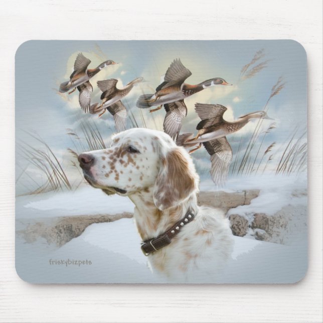 Tapis De Souris Le poseur anglais chasse Mousepad (Devant)
