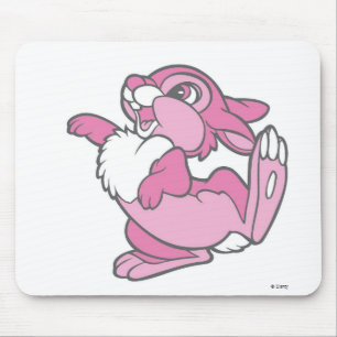 Tapis De Souris Le pouce Bambi en rose