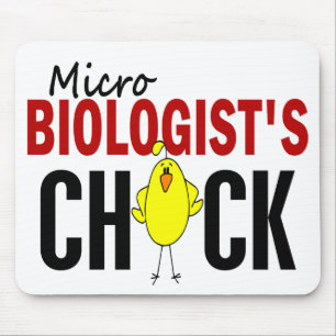 TAPIS DE SOURIS LE POUSSIN DU MICROBIOLOGISTE