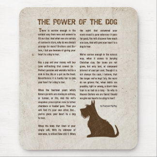 Tapis De Souris Le pouvoir du chien Poème - Rudyard Kipling 