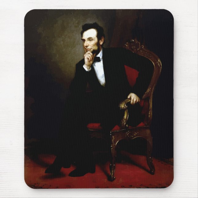 Tapis De Souris Le Président Lincoln Painting (Devant)