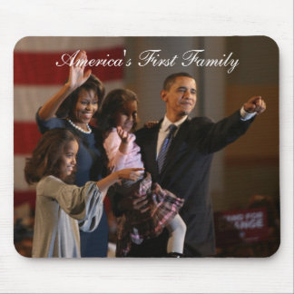 Tapis De Souris Le Président Obama First Family Keepsakes