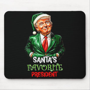 Tapis De Souris Le président préféré du Père Noël Drôle de Père No