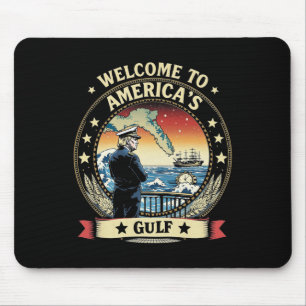 Tapis De Souris Le président Trump souhaite la bienvenue dans le G