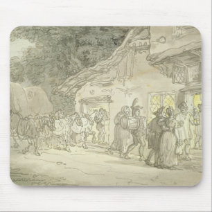 Tapis De Souris Le repos du Waggoner, c.1800-05 (stylo et encre et