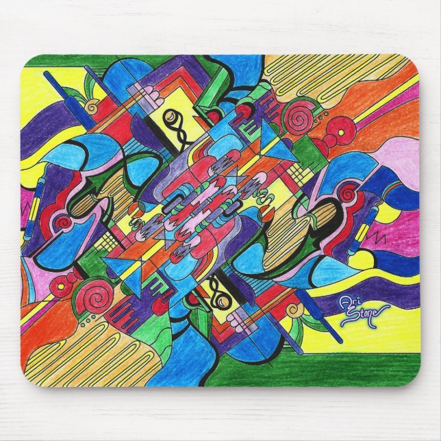 Tapis De Souris Le rêve de l'artiste (Devant)