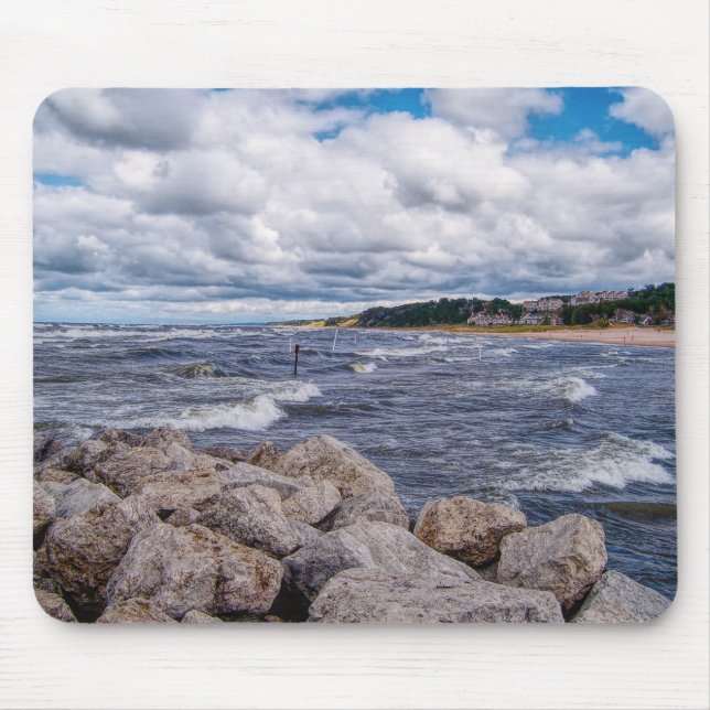 Tapis De Souris Le rivage du lac Michigan (Devant)