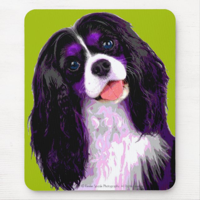 Tapis De Souris Le Roi Charles Cavalier d'ART de bruit (Devant)