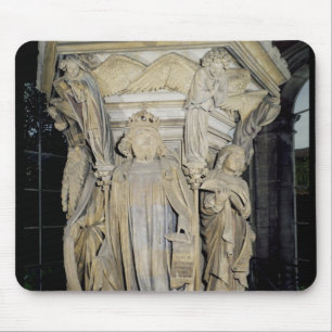 Tapis De Souris Le Roi David flanqué de Moïse et de Jérémie