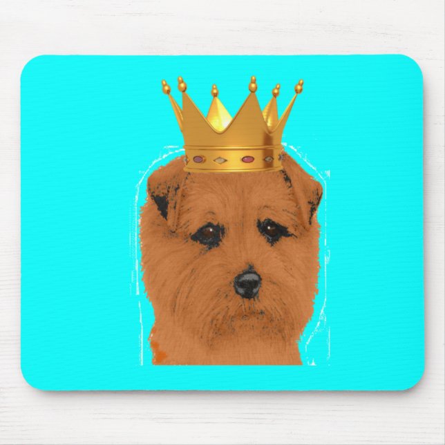 Tapis De Souris Le Roi Mousepad de Norfolk Terrier (Devant)