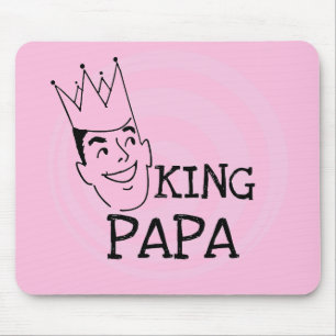 Tapis De Souris Le Roi Papa T-shirts et cadeaux