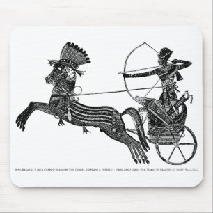 Tapis De Souris Le roi Ramesses II Mousepad, art égyptien Vintage 