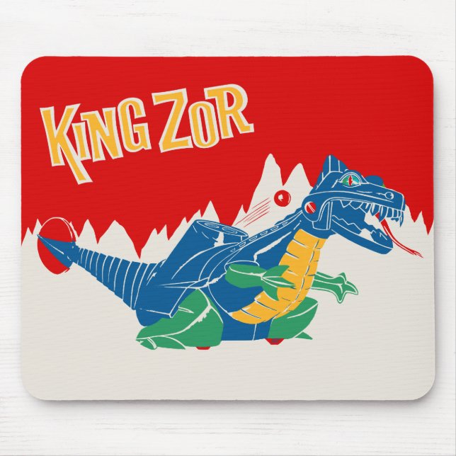 Tapis De Souris le Roi Zor Mousepad des années 1960 (Devant)