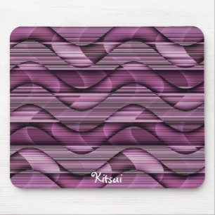 Tapis De Souris Le rose ondule Mousepad