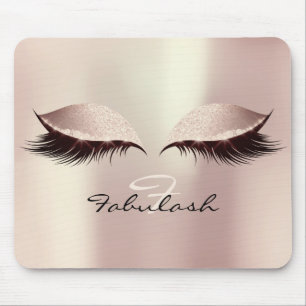 Tapis De Souris Le rose rougissent maquillage de mèches de beaut