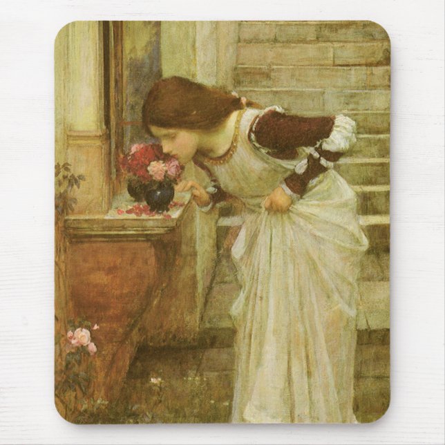 Tapis De Souris Le Sanctuaire de John William Waterhouse (Devant)