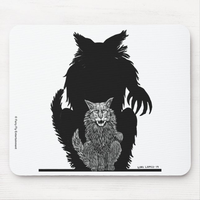 Tapis De Souris Le Sang Sur La Lune| Le Grimalkin (Devant)