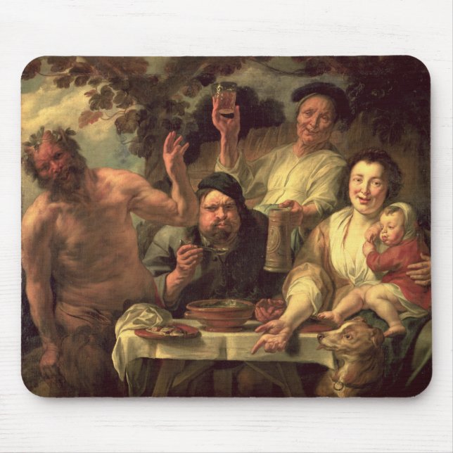 Tapis De Souris Le satyre et les paysans (Devant)