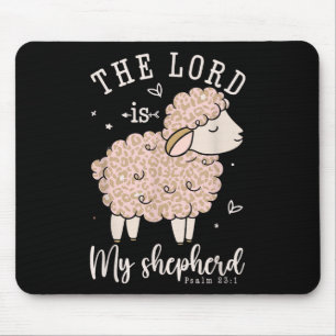 Tapis De Souris Le Seigneur Est Ma Prière Berger Mouton Chrétien W