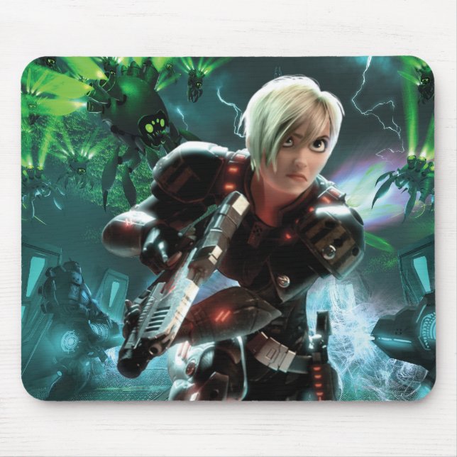 Tapis De Souris Le sergent Tammy Calhoun Running (Devant)