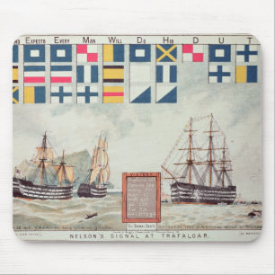 Tapis De Souris Le signal du Nelson chez Trafalgar