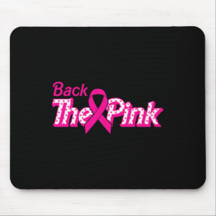 Tapis De Souris Le soutien contre le cancer du sein rose Guerrier 