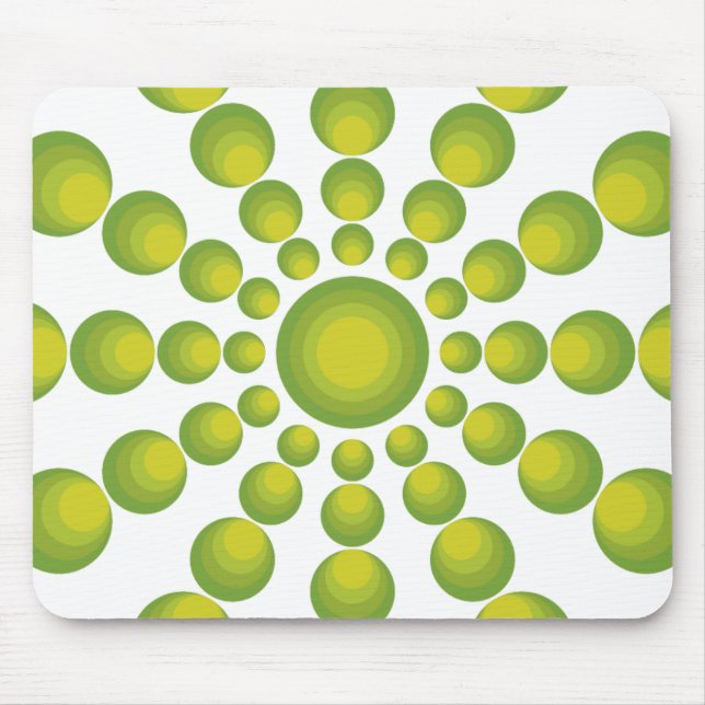 Tapis De Souris Le style des années Green 70's (Devant)