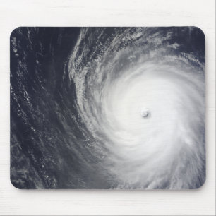 Tapis De Souris Le Super Typhoon Melor survole l'océan Pacifique