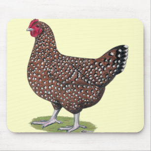 Tapis De Souris Le Sussex :  Poule tachetée
